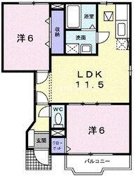 ベルデュール　Ｃの物件間取画像